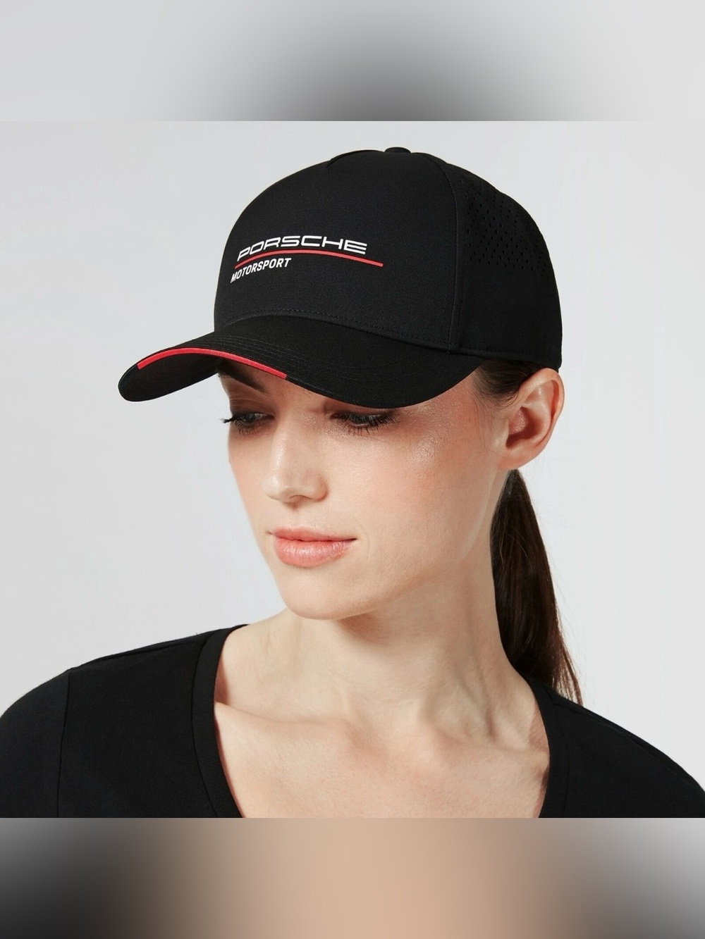 Porsche Design Black and Red Motorsport Cap